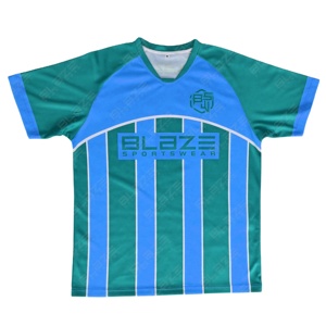 Blaze Fight Wear unisexe personnalisé 25/26 vêtements de football à séchage rapide chemises de football et ensemble de maillots de football uniformes personnalisés - Product Image 1