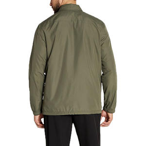 Veste de coach sportive à capuche personnalisable en couleur et logo, imperméable, respirante, séchage rapide, tissu polyester, pour homme, printemps - Product Image 2