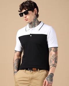 เสื้อโปโลผู้ชายสั่งทำขายส่ง พิมพ์โลโก้ เสื้อโปโลเรียบง่ายสำหรับผู้ชาย เสื้อโปโลผ้าฝ้ายสีดำ พร้อมปักลายตามสั่ง - Product Image 5