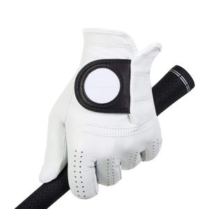 Gant de golf en cuir pour hommes, respirant, antidérapant, sangle réglable, main gauche, équipement professionnel d'entraînement sportif en plein air - Product Image 2