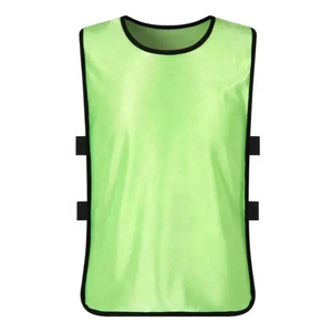 Unisex Green Sleeveless Mesh Sports Vest Round Neck Breathable Solid Color <b>Training</b> Jersey for Adults All Seasons - Product Image 1