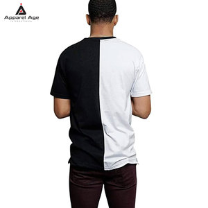เสื้อยืดผู้ชายผ้าฝ้าย 100% ระบายอากาศได้ดี ทรงหลวม ประดับเพชร พิมพ์โลโก้ตามสั่ง ขายส่งเสื้อยืดประดับเพชรสำหรับผู้ชาย - Product Image 3