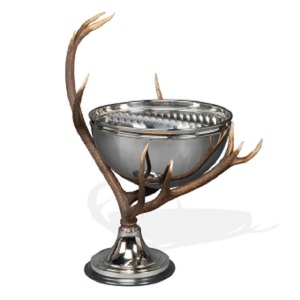 Frutero de acero inoxidable y latón de alta calidad con textura texturizada a mano, frutero decorativo de metal para la encimera de la cocina o como centro de mesa. - Product Image 3