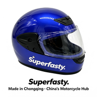 Casques de moto pour hommes en matériau PP, casque intégral, pour les déplacements quotidiens en ville, utilisation toute saison, fabriqué en Chine
