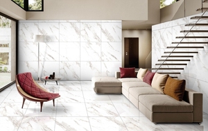 Carreaux brillants PGVT 600x600mm |   Carreaux de sol et de mur intérieurs en porcelaine de qualité supérieure |   Résistant aux acides |   Design moderne et luxueux - Product Image 5