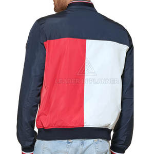 เสื้อแจ็คเก็ตบอมเบอร์แฟชั่นขายส่งสำหรับผู้ชาย เสื้อแจ็คเก็ตบอมเบอร์ฤดูหนาวแบบกำหนดโลโก้ของคุณเองได้ ดีไซน์ล่าสุด เสื้อแจ็คเก็ตบอมเบอร์ฤดูหนาวสำหรับผู้ชาย - Product Image 2