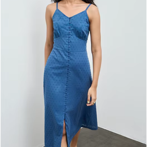 Bombay Paisley Cotton A-Line Dress - Product Image 1