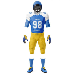 Ensemble d'uniformes de football américain pour hommes adultes Tuoke Sports, noir et olive, imprimé par sublimation, équipement de protection, vêtements d'équipe personnalisés - Product Image 5