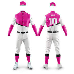 Conjunto de Uniforme de Béisbol Personalizado Unisex, Sublimado con Rayas, Transpirable, de Secado Rápido, Camiseta y Pantalones de Béisbol Lisos - Product Image 5