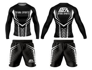 Rashguard Unisex de Manga Larga para BJJ y MMA, Compresión UPF50+, Impermeable, Spandex Antidesgarro, 230g, Estampado por Transferencia Térmica para No-Gi - Product Image 5