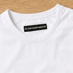 Camiseta de Manga Corta con Cuello Redondo para Hombre, Estampado en Serigrafía, Mezcla de Poliéster/Algodón, Casual, Transpirable, Corte Regular, Dobladillo Curvo - Product Image 2