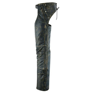 Breathable Leather <b>Chaps</b> With Adjustable for Outdoor <b>Riding</b> Workwear Safety Gear In Adult Size Equipment Genuine Leather <b>Chaps</b> - Product Image 3