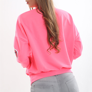 Sweat à capuche personnalisé pour femme OEM DTG, en polyester/coton, imprimé graphique décontracté, à manches longues, pull-over tendance, streetwear - Product Image 2