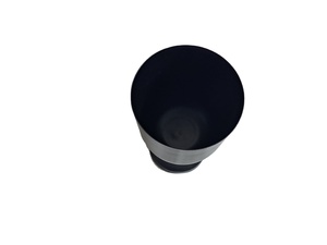 Jarrón de flores negro mate moderno para decoración del hogar, jarrón de mesa decorativo minimalista - Product Image 3