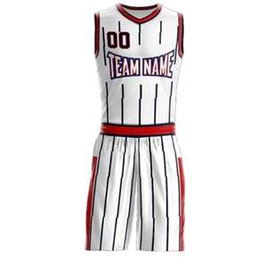 Suministro Directo de Fábrica, Uniforme de Baloncesto con Diseño Sublimado en Tela Interlock, Diseño de Bandera Personalizado, Precio al por Mayor, Pantalones Cortos de Jersey - Product Image 5