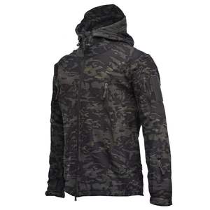 Chaquetas de Invierno Gruesas para Hombre con Capucha y Forro Polar, Chaqueta de Caza Silenciosa con Camuflaje, Chaqueta Exterior Personalizada Reactiva al Agua, Chaqueta Softshell - Product Image 5
