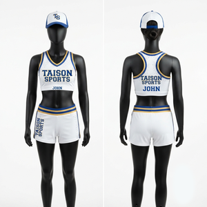 260g 100% Cotton Striped BJJ <b>Bra</b> and Shorts Set Mid Washed Charcoal Grey Royal <b>Blue</b> Side Panels Custom Sublimation Logo on Waist - Product Image 4