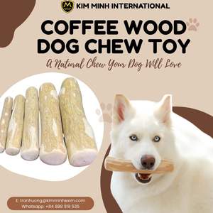 Juguete Masticable para Perros de Madera de Café Natural – Barra Masticable Resistente para la Limpieza de Dientes - Product Image 5