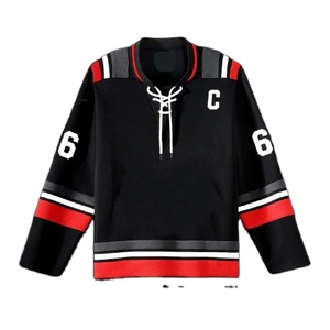 Maillots de hockey sur glace personnalisés, ensembles uniformes par sublimation, respirants, séchage rapide, coutures durables, 100% polyester, unisexe adulte 2025 - Product Image 1