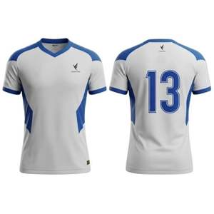 Venta al por Mayor de Fábrica, Jersey de Fútbol Americano Personalizado de Alta Calidad para Adultos, 100% Poliéster, Cuello en V, Impresión por Sublimación Personalizada - Product Image 5