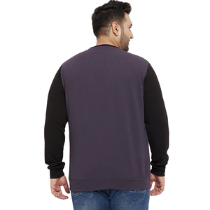 Wholesale 100% Cotton Men's Heavyweight Plain Pullover <b>Sweatshirts</b> with Custom Logo Printing Winter OEM Hoodies & <b>Sweatshirts</b> - Product Image 5
