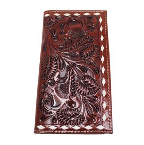 Sac de direction en cuir ethnique brun, style bohème, durable, fabriqué à la main en Inde, fermeture à poignet, logo imprimé animal, pour toutes les saisons - Product Image 1