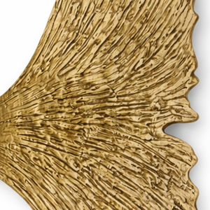 Poignée de porte moderne en laiton Celeste Wings, motif aile d'ange |   Poignée d'entrée d'hôtel extérieure durable pour portes de prestige - Product Image 2