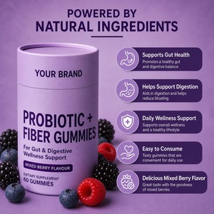 Gomitas Probióticas con Fibra de Marca Privada OEM para el Apoyo al Bienestar Digestivo e Intestinal - Product Image 3