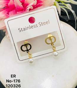 Pendientes de Acero Inoxidable con Baño de Oro, Diseño Geométrico, para Mujer, Joyería de Moda Antideslustre - Product Image 3