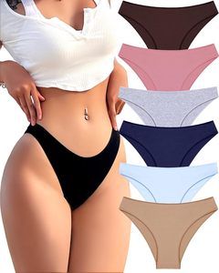 Tanga Básica para Mujer con Lazo, Ecológica, de Talle Bajo, Material Suave y Elástico, Cómoda, Ligera y Transpirable, Ropa Interior para Uso Diario - Product Image 1
