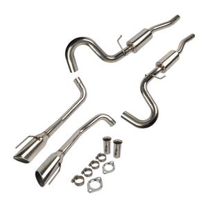 Système d'échappement de tuning pour Ford Mustang GT V8 1996-2004, double silencieux à embout ovale de 4 pouces, échappement cat-back - Product Image 4