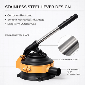 Pompa Manuale per Acqua ad Alta Resistenza in Acciaio Inossidabile con Leva, Pompa Manuale per Pozzo Non Elettrica - Product Image 4