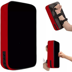Customized Black and White Thai Kick Pads Premium Curved Strike <b>Shield</b> for Training Gyms - Product Image 2