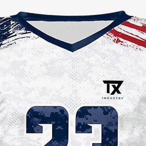 Maillots de football américain personnalisés en gros, haute qualité, 100% polyester, manches courtes, séchage rapide - Product Image 5
