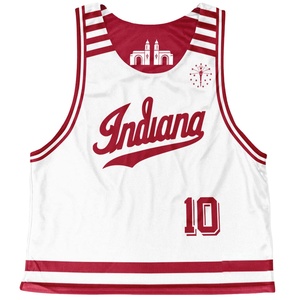 OEM diseño personalizado sublimado Reversible Lacrosse Pinnies 100% poliéster transpirable adulto/jóvenes camisetas personalizadas Lacrosse uniformes - Product Image 1