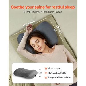 Cuscino Gonfiabile da Campeggio Spesso 5 Pollici per Viaggi, Morbido con Fodera Rimovibile e Lavabile per Backpacking e Stoccaggio - Product Image 2
