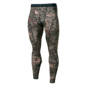 กางเกงเลกกิ้งผู้ชายทรงสลิมฟิต เอวยางยืด สำหรับออกกำลังกาย สีพื้น กางเกงรัดรูปสำหรับเล่นกีฬา ระบายอากาศได้ดี ขายส่ง - Product Image 4