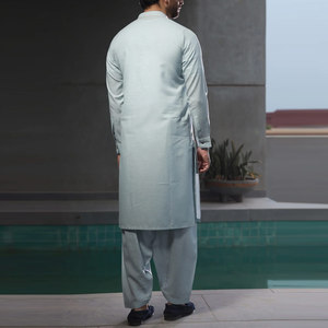 Shalwar Kameez pour homme de haute qualité et tendance pour mariage, fabriqué en usine, vêtements ethniques décontractés, coton pakistanais, bandhgala réversible - Product Image 2