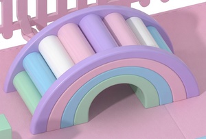 Aire de jeux intérieure pour enfants, blocs souples en plastique, aire de jeux avec bac à sable et voitures pour usage domestique - Product Image 6