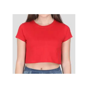 Plain Dyed Polyester Women's Casual V-neck Short Sleeve Breathable Eco-Friendly Letter & Logo Customizable T-Shirts Wholesale - Product Image 4