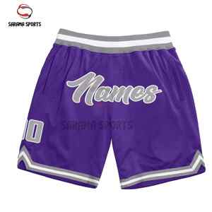 Shorts de basket-ball professionnels en tissu mesh respirant, prix de gros pour les achats en vrac - Product Image 1