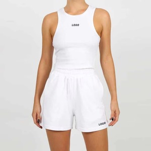 Débardeur côtelé en jersey uni pour femme, col rond, respirant, séchage rapide, écologique, personnalisable - Product Image 6