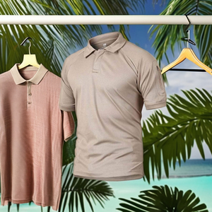 Camisetas de Golf para Hombre, Tejidas, 100% Algodón, de Secado Rápido y Transpirables, con Logotipo Personalizado, Colores y Tallas a Medida, Más Vendidas - Product Image 1