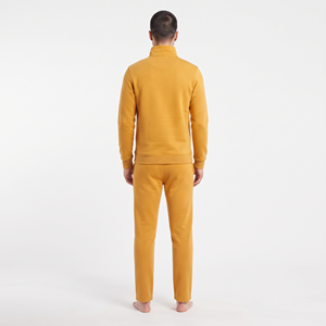 Ensemble de survêtement décontracté pour hommes, personnalisé et brodé, à manches longues et demi-zip, idéal pour la gym, l'entraînement et le jogging – Vente en gros - Product Image 6