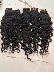 Extensiones de Cabello Humano Natural Rizado Indio Virgen de Primera Calidad – Cabello Humano Sin Procesar - Product Image 3