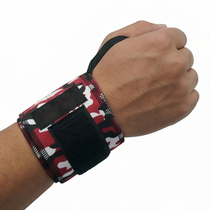 ผ้าพันข้อมือคอตตอนแบบดึงขึ้นได้ ระบายอากาศได้ดี นุ่มสบาย ปรับได้ เหมาะสำหรับยกน้ำหนักและเล่นกีฬา ป้องกันการบาดเจ็บ - Product Image 5
