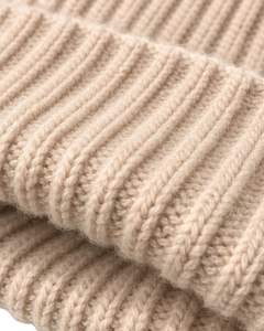 Gorro de Punto Acrílico Beige con Logo de Sol Bordado, Cálido y Suave para Invierno, Fabricante OEM, Unisex - Product Image 6