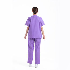 Ensembles de Blouses d'Hôpital d'Été à Manches Courtes OEM de Haute Qualité en Gros, Unisexe, Respirants, Séchage Rapide, Confortables et Personnalisables - Product Image 3