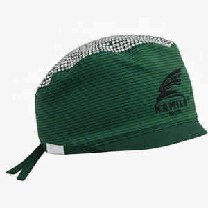 Gorros Quirúrgicos Unisex para Enfermeras y Salones de Belleza, Color Sólido con Botón Ajustable, Gorros para Doctores, Personal de Salón y Hospital - Product Image 4