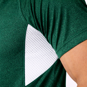 T-shirt de sport personnalisé pour homme, broderie frontale, à séchage rapide, en maille respirante, anti-transpiration, pour entraînement et fitness - Product Image 4